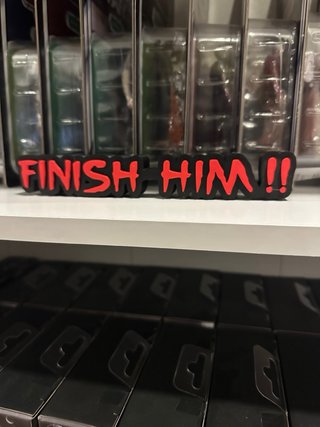 Finish Him!! 3D logo