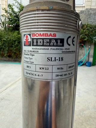 Bomba sumergible para pozo