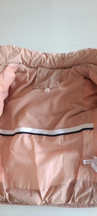 Piumino rosa cipria Smile Yes 4 anni