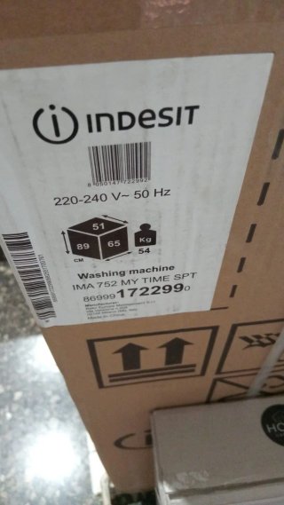 Lavadora Indesit Blanca