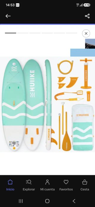 Tabla de paddle surf hinchable