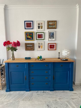 Cómoda de madera restaurada