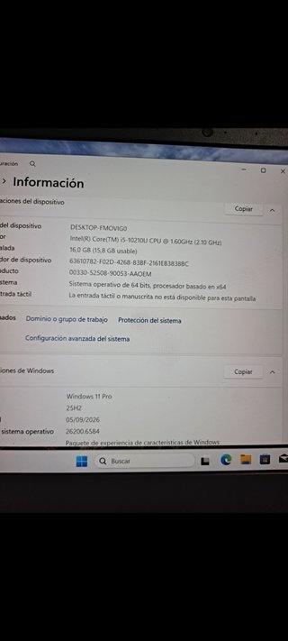 Ordenador portátil Lenovo Thinkpad i5 10Generación