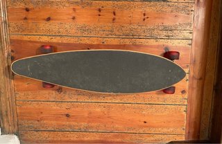Longboard Moai 38” Sancheski - Cruiser ruedas roja