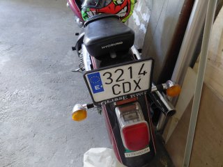 Moto Cruiser 2.50cc Roja y Plata