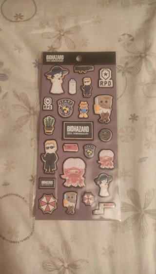 Resident Evil stickers 30 aniversario