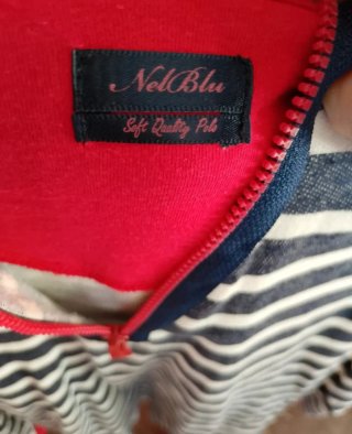 Jersey niño Nel Blu Little Kings rayas talla 16.