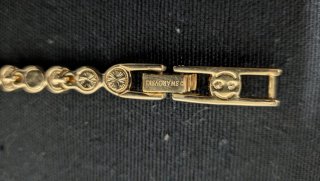 Pulsera Tennis Swarovski Dorada