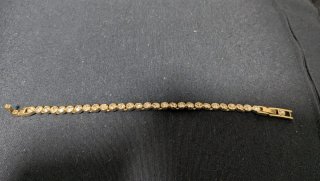Pulsera Tennis Swarovski Dorada