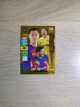 Cromo Adrenalyn XL 25/26 Lewandowski Balón de Oro