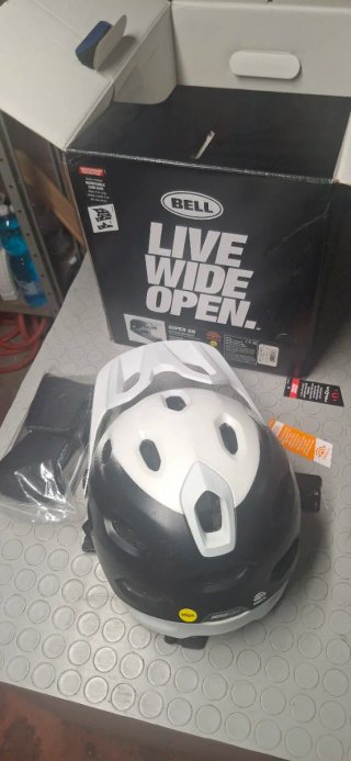 Bell Super DH Casco MTB Matte Black/White