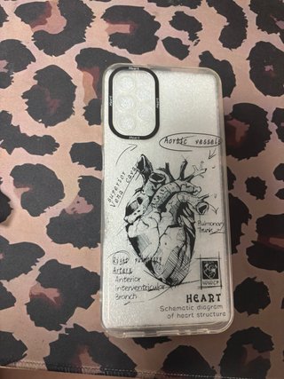 Funda móvil corazón anatómico para Galaxy A13 4G