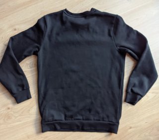 Sudadera Puma negra con logo grande - Talla S