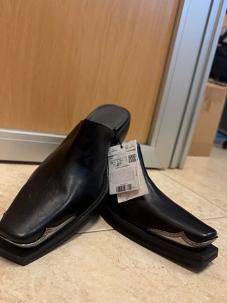 Zuecos Piel Mango