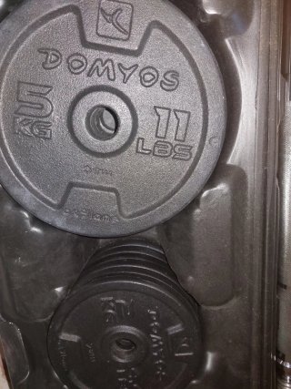 Kit Pesas Domyos 50kg