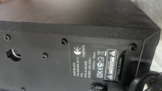 Altavoces Logitech Negro y Plata
