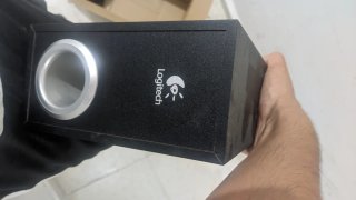 Altavoces Logitech Negro y Plata