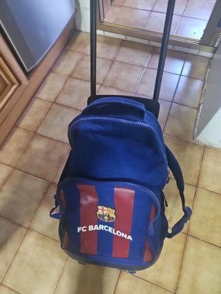 Mochila con ruedas FC Barcelona