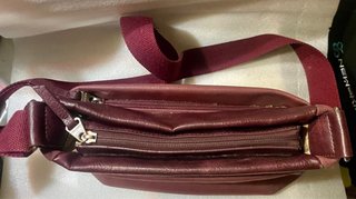 Bolso GARNI Milano Italia Piel Rosa/Morado