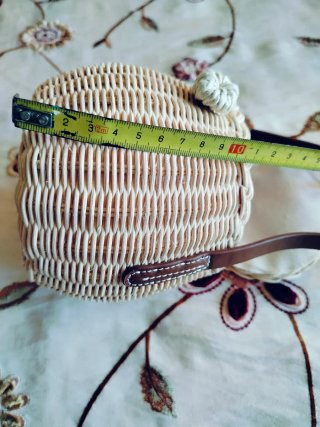 Bolso de rafia Zara