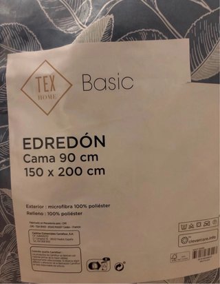 Edredón Cama 90cm Nuevo