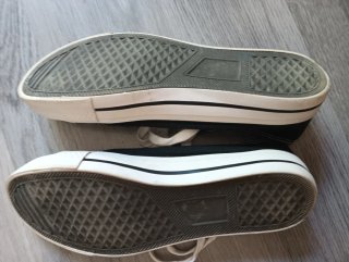 Zapatillas lona negras talla 38