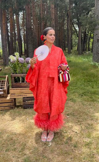 KIMONO JACQUARD MARISA BERENSON X ZARA