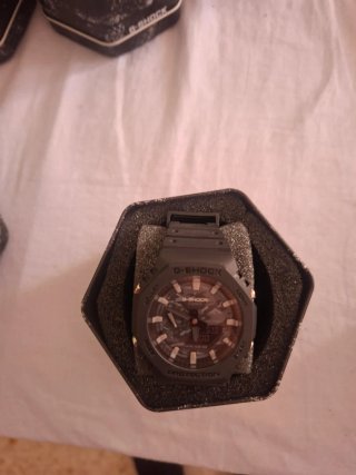 Casio GA-2100 Reloj Transparente y Azul