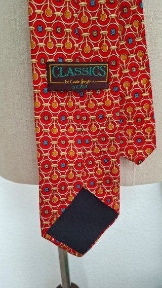 Corbata Vintage Seda natural