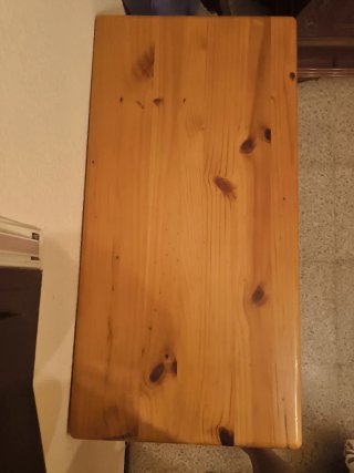 Mueble TV madera con ruedas