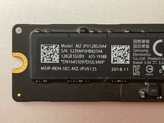 SSD 128Gb originale Apple prodotto da Samsung