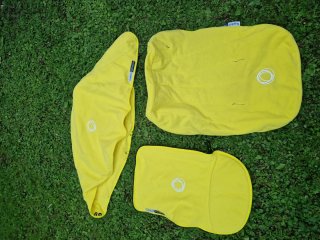 Bugaboo Capota, Cubrepies y Funda Polar Amarillo