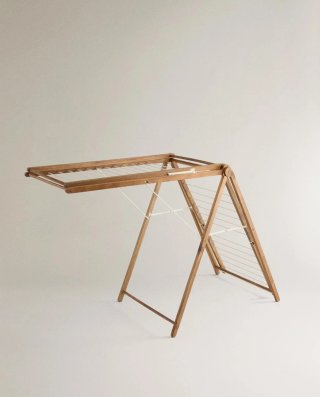 Tendedero de madera Zara Home.