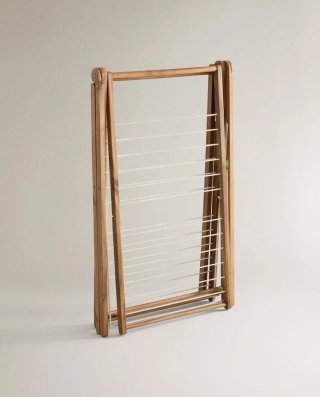 Tendedero de madera Zara Home.