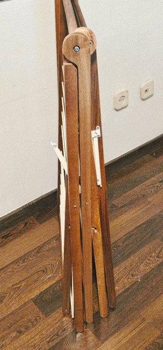 Tendedero de madera Zara Home.