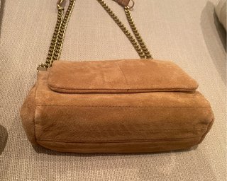 Bolso ante beige camel Zara nuevo