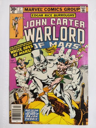John Carter Warlord of Mars 1 & 2 – Marvel Comics