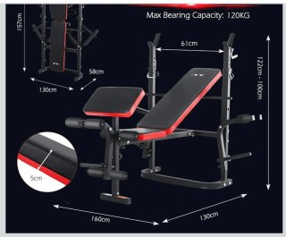 Banco de Musculación Multifuncional ISE