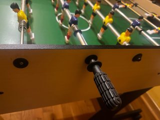 Futbolín de madera