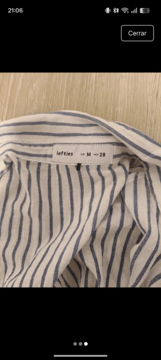 Camisa de rayas Lefties Talla M