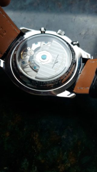 Longines Fase Lunar Marrón/Plata