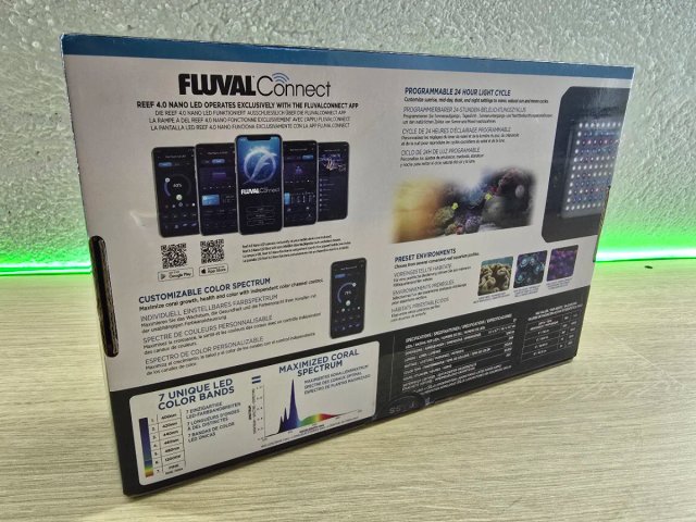 Fluval Nano 16879 - Lámpara LED Acuario Marino