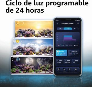 Fluval Nano 16879 - Lámpara LED Acuario Marino