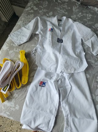 Kimono Taekwondo IKARA Blanco 150cm