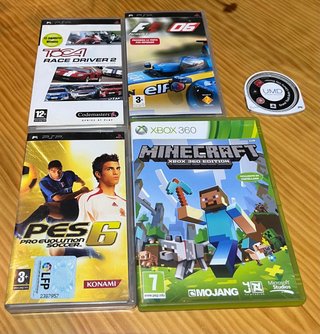 Lote Juegos PSP y Xbox 360