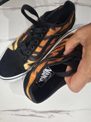 Zapatillas Vans Talla 38 Diseño Tigre