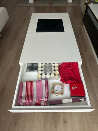 Conjunto mesa comedor + mesa centro + mueble TV