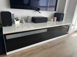 Conjunto mesa comedor + mesa centro + mueble TV