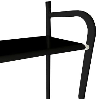 Estantería Lavadora 2 Alturas Negro NUEVO