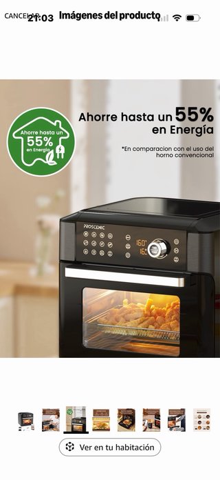 Proscenic T31 Freidora sin Aceite 15L
